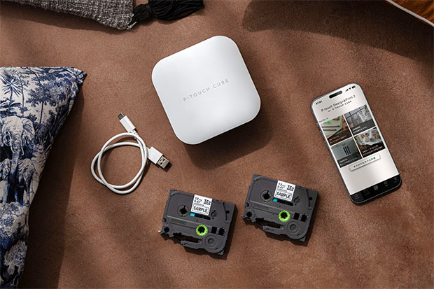 【ブラザー：画像】ラベルライター P-TOUCH CUBE「PT-P320BT」付属品