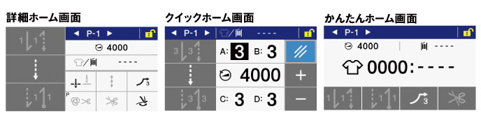 直感的な操作が可能なカラー液晶タッチパネルを搭載した本縫針送り大釜自動糸切りミシンNEXIO S-7240D